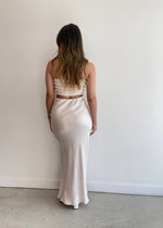 Load image into Gallery viewer, INES CUPRO SKIRT - CLOUD
