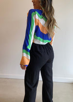 Load image into Gallery viewer, COCO TOP BLUE ZIGGY
