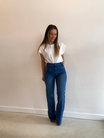 Load image into Gallery viewer, PERCY FLARE JEAN - DENIM
