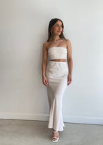 Load image into Gallery viewer, INES CUPRO SKIRT - CLOUD
