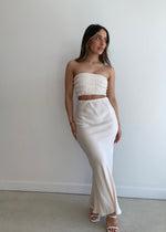 Load image into Gallery viewer, INES CUPRO SKIRT - CLOUD
