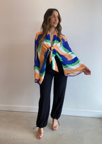 Load image into Gallery viewer, COCO TOP BLUE ZIGGY
