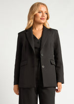 Load image into Gallery viewer, BETTINA RELAXED BLAZER BLACK
