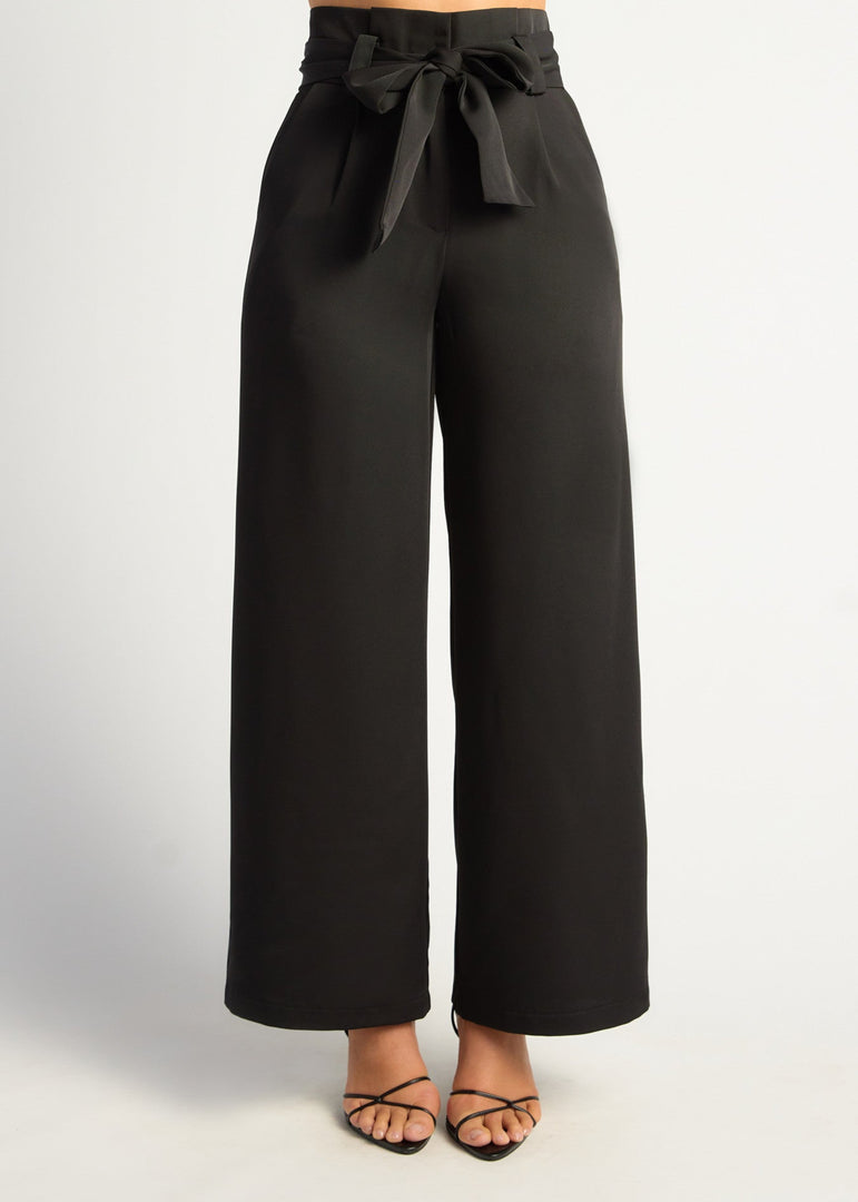 PIPER PAPERBAG WAIST PANT BLACK
