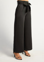 Load image into Gallery viewer, PIPER PAPERBAG WAIST PANT BLACK
