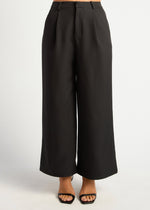 Load image into Gallery viewer, BETTINA WIDE LEG PANT BLACK
