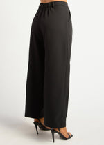 Load image into Gallery viewer, BETTINA WIDE LEG PANT BLACK
