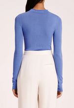 Load image into Gallery viewer, TABI SHEER KNIT CERULEAN
