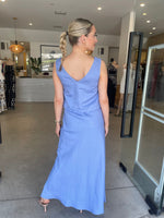 Load image into Gallery viewer, AZZURRA LINEN TOP JACARANDA