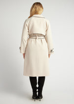 Load image into Gallery viewer, CASSIA CONTRAST TRENCH BEIGE
