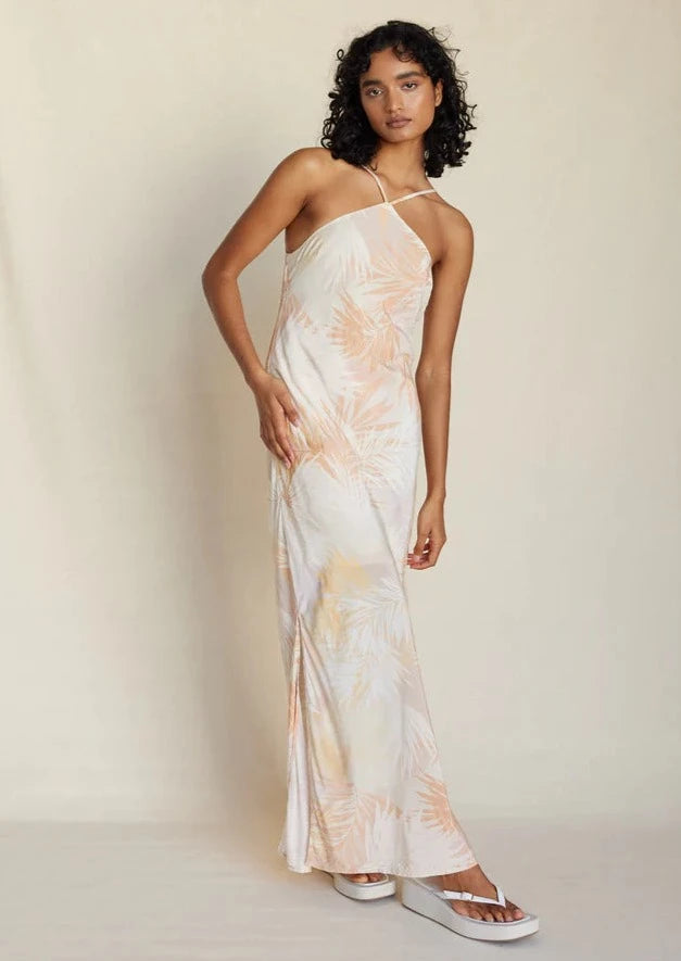 YASMINE PRINTED MAXI DRESS