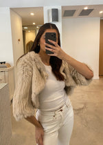 Load image into Gallery viewer, SUSIE BOLERO JACKET - OATMEAL

