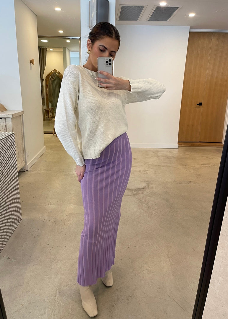 LOLA SKIRT - LILACS