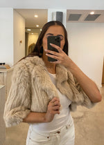 Load image into Gallery viewer, SUSIE BOLERO JACKET - OATMEAL
