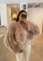Load image into Gallery viewer, MANHATTAN CROP JACKET - BLUSH
