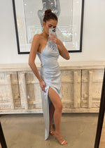Load image into Gallery viewer, MAY DRAPED OS GOWN POWDER BLUE
