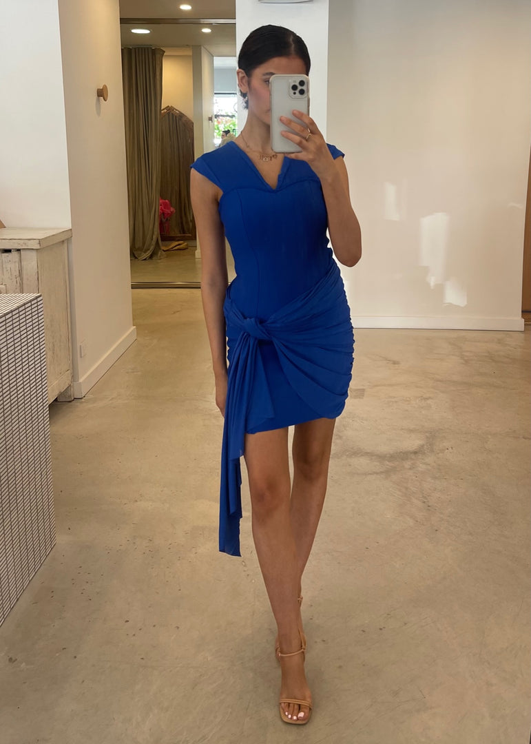 ROCHELLE DRESS COBALT