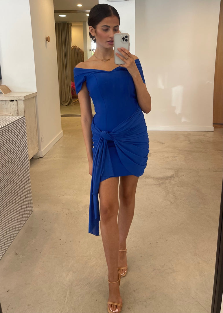 ROCHELLE DRESS COBALT