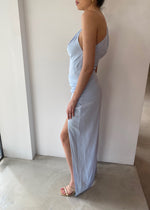 Load image into Gallery viewer, MAY DRAPED OS GOWN POWDER BLUE
