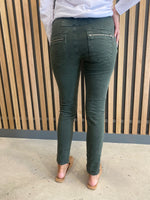 Load image into Gallery viewer, ITALIAN BUTTON JEANS - MILITARY
